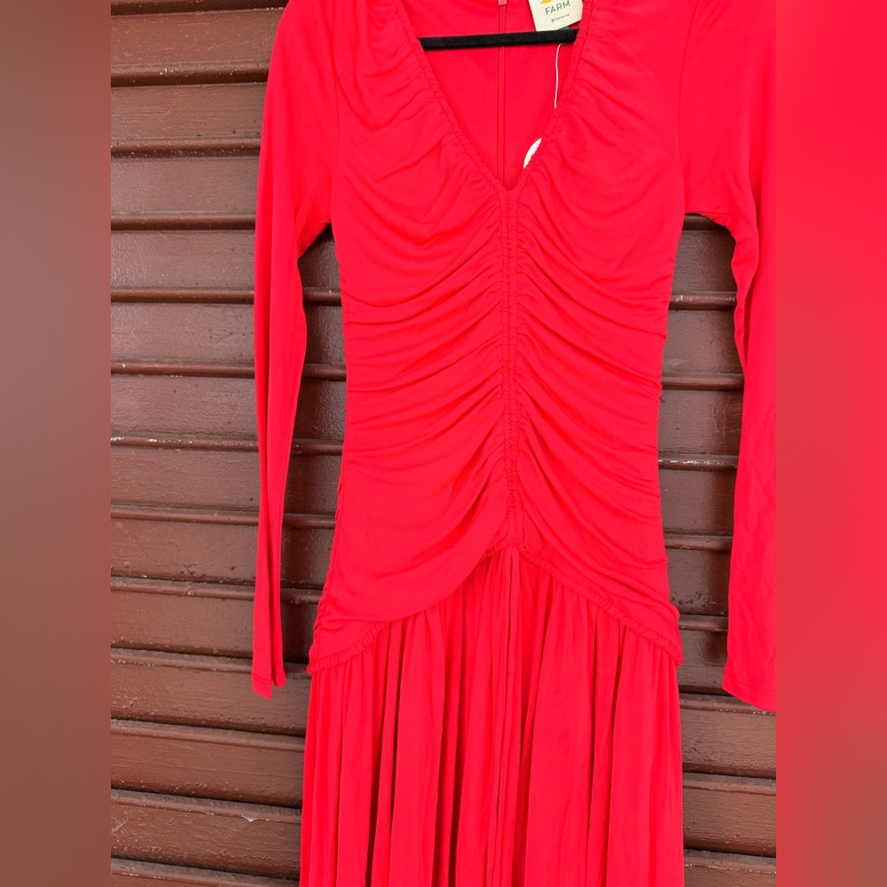 FARM RIO RED DRESS - Picture 6 of 6